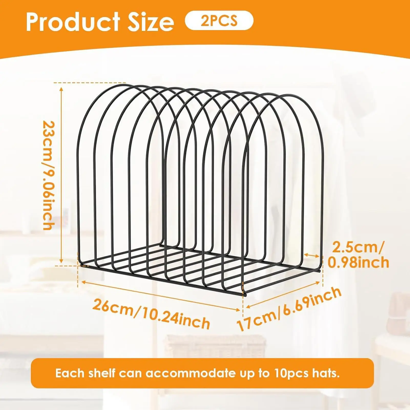 

Подставки для шляп для демонстрации, 2-х шт., металлический держатель для крышек, вязаная стойка для хранения шапок для зимы, дома, прихожей, столешницы, спальни