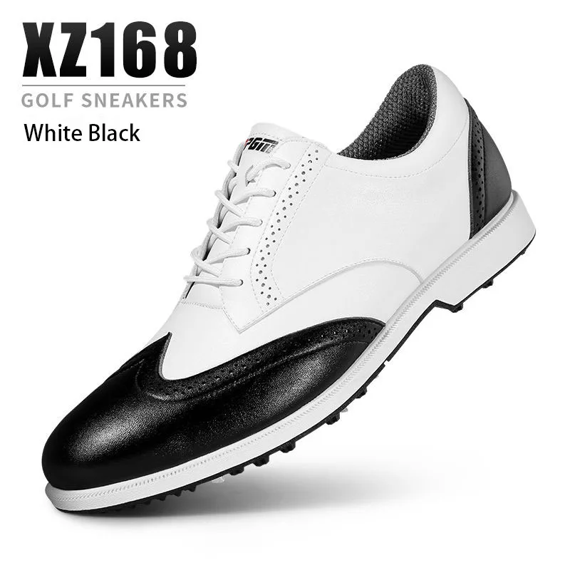 PGM Golf Shoes Men's Shoes Golf Waterproof Leather  Sports Shoes