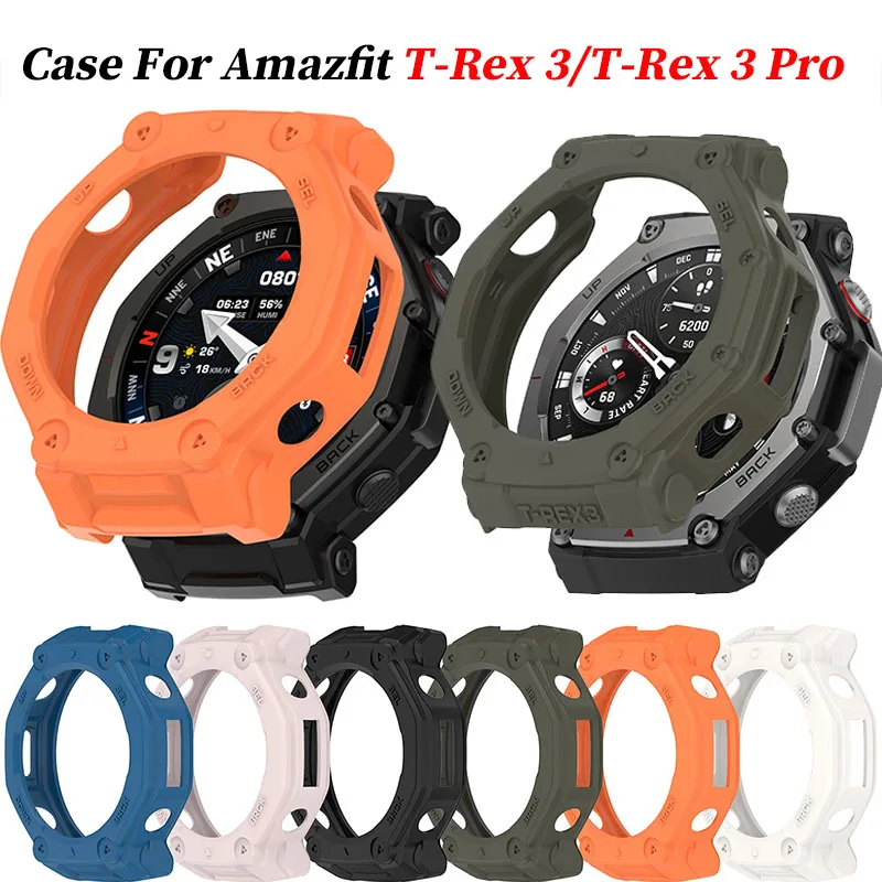 

Защитный чехол из ТПУ для умных часов Amazfit T-rex 3, мягкий силиконовый бампер для Trex 3Pro 48, защитный чехол, аксессуары