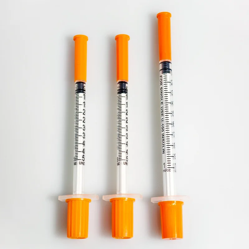 Disposable Insulin Syringe 0.5ml/1ml 30G 31G Individual Packed for Insulin & Peptide Injection, Precise Scale Dispensing Syringe