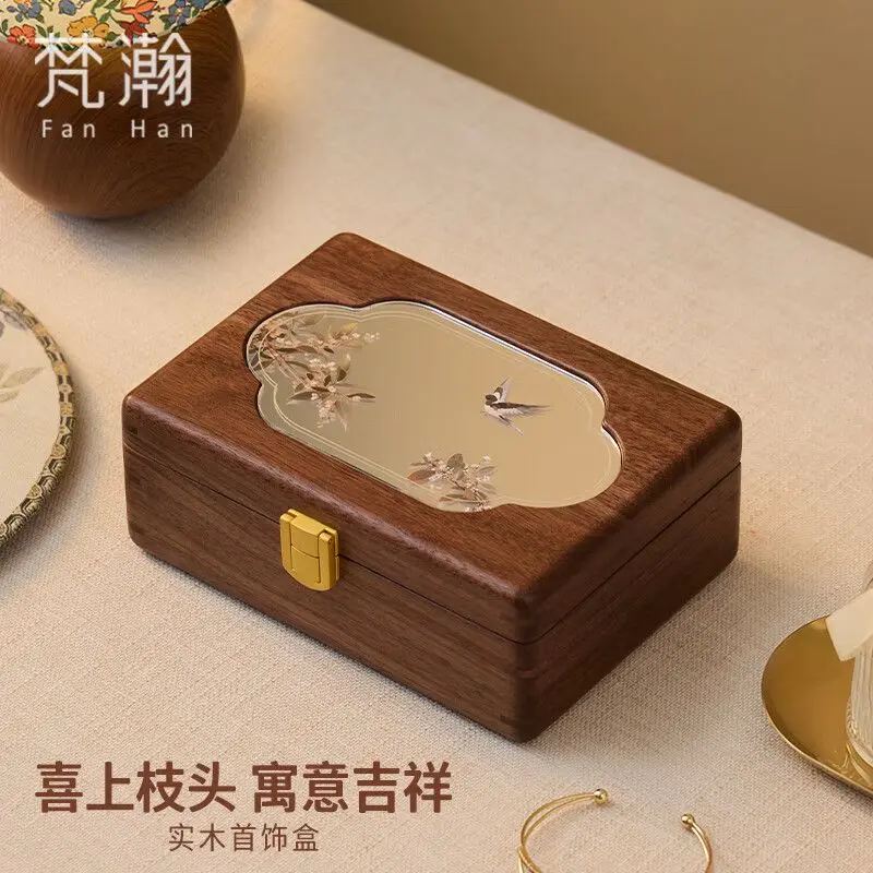 Jewelry storage box 520 valentine's day gift jewelry box exquisite hand jewelry box