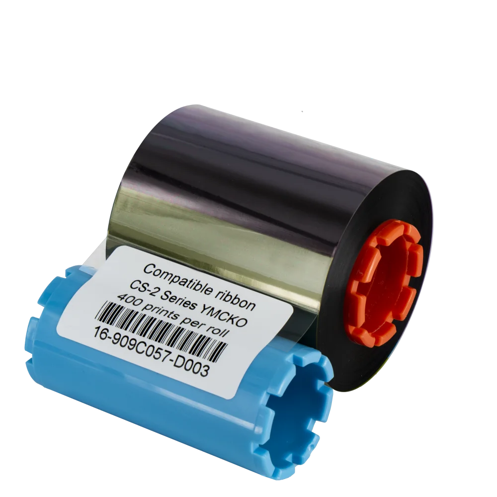 

2pcs Universal Code CS2 YMCKO Ribbon 400prints for Hiti CS200 CS200e CS220 Card Printer
