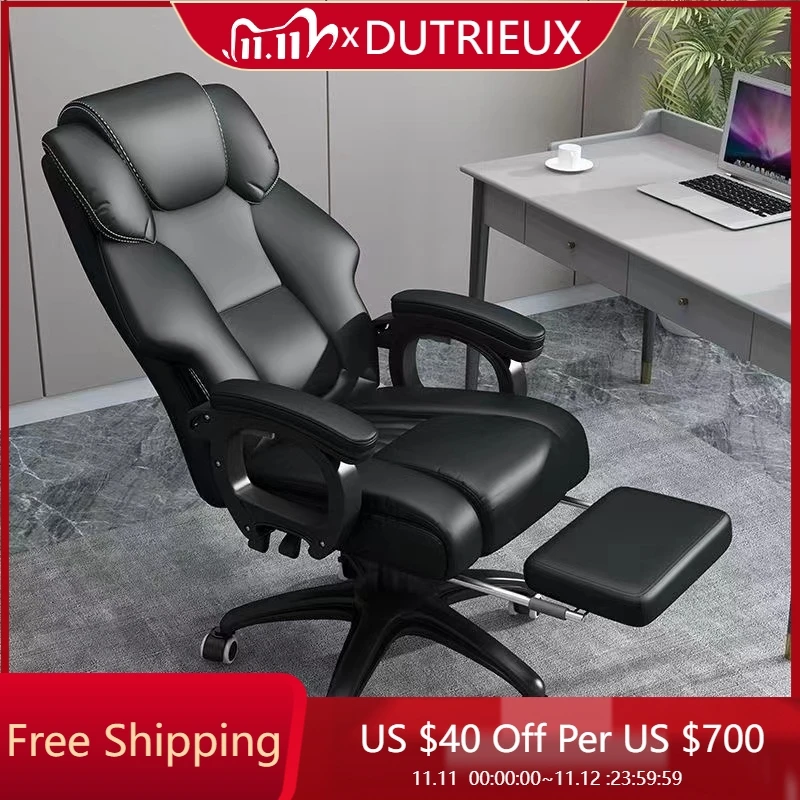 

Footrest Lightweight Office Chair Backrest Wheels Rolling Mobile Swivel Office Chair Comfortable Taburete Trendy Furniture