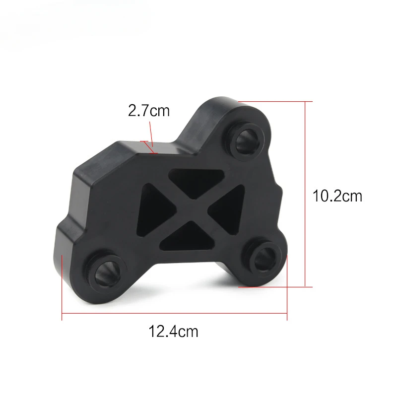 Throttle pedal height block, aluminum alloy