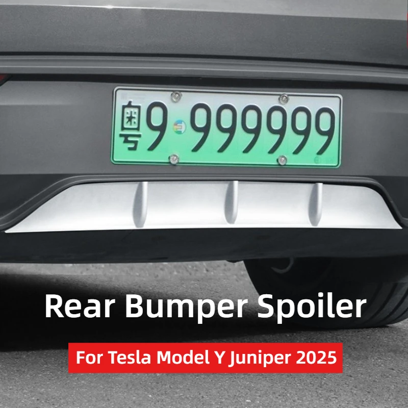 

Спойлер заднего бампера для Tesla Model Y Juniper 2025 Launch, задняя губа, объемный задний страховой ветровой нож, аксессуары для украшения