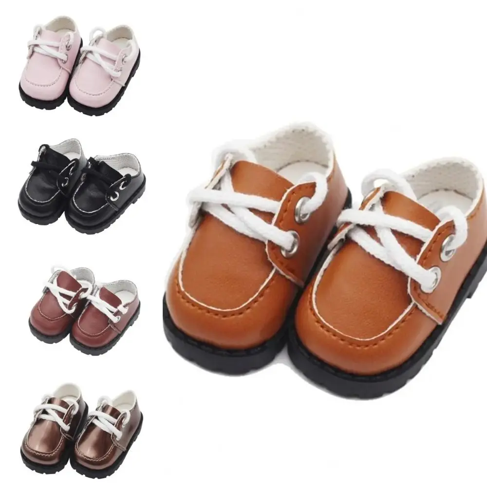 Shoes Doll Doll PU Leather Shoes Lightweight 1 Pair Dress Up Shoes PU Leather Cute Miniature Shoes Children Toys