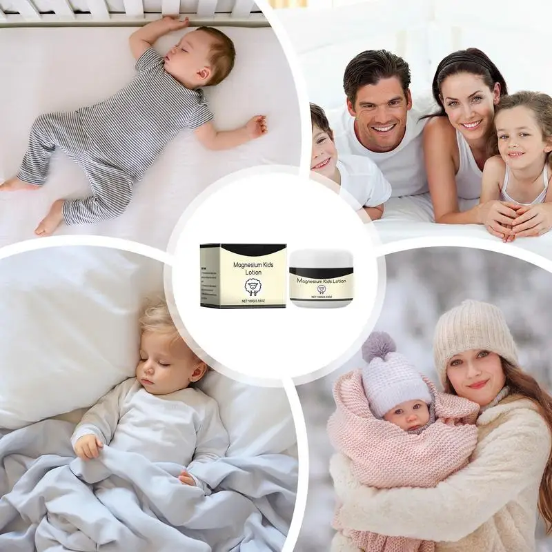 Loción corporal para niños, loción calmante para dormir, crema hidratante para el cuidado del bebé, crema calmante Natural para niños y bebés