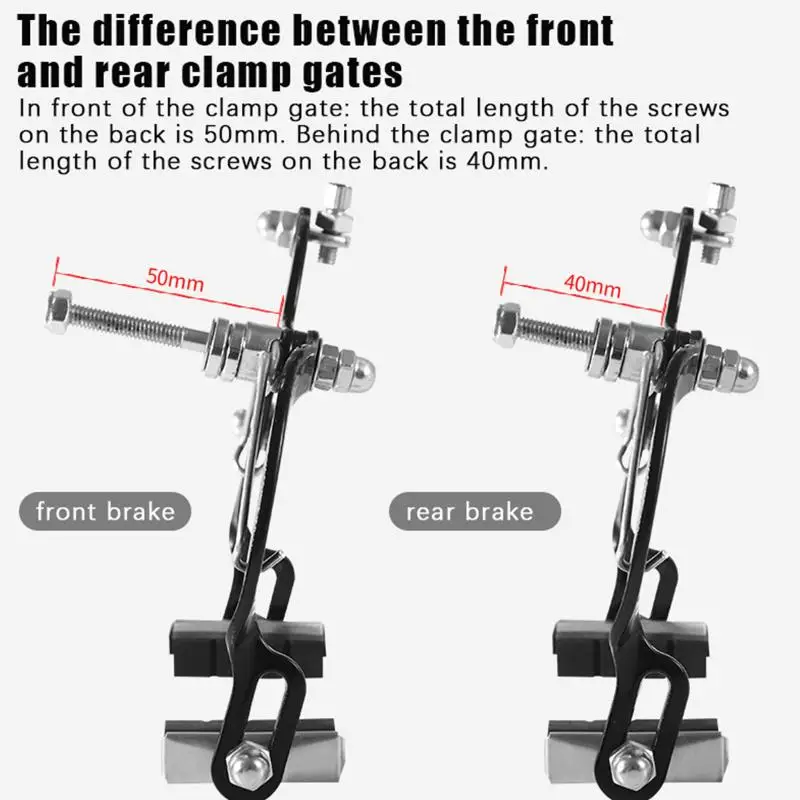 1PC Durable Lightweight C-Shape Road Caliper Brake Precise Front Brake