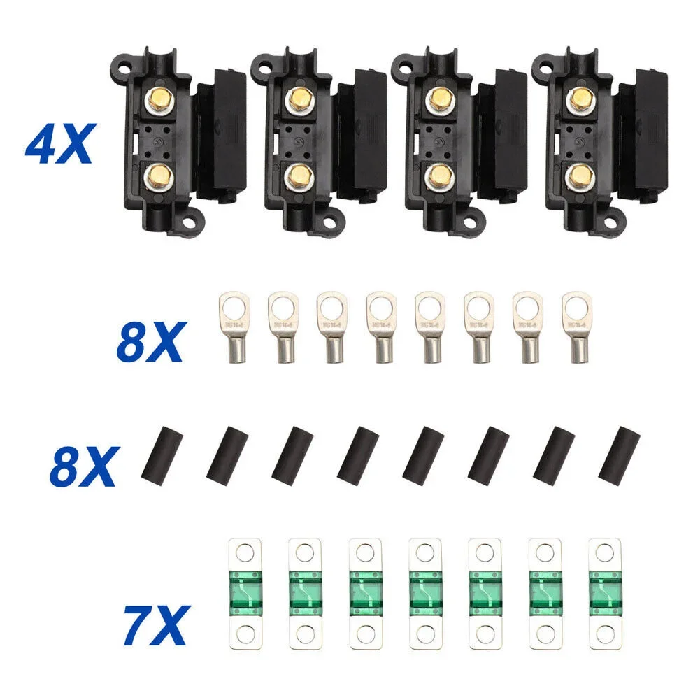 1set 40A MIDI FUSE KIT 4 ANS Holder 7 X 40 AMP Fuses For Redarc BCDC Dual Battery 40A MIDI FUSE KIT 4 ANS Holder  40 AMP Fuses