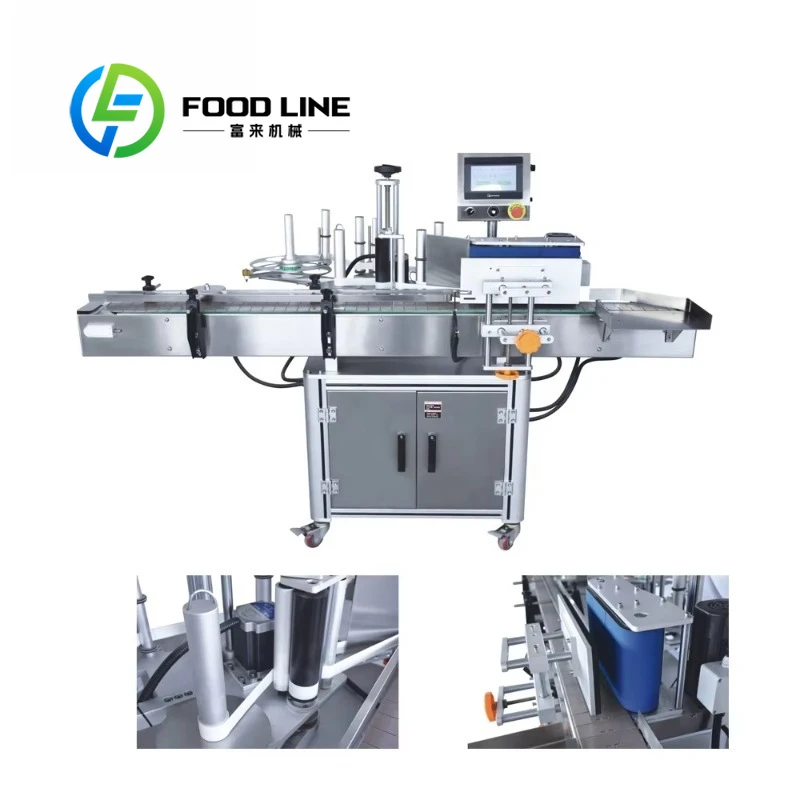 Customized Factory Price Double Side Labeling Machine for Wine Bottle Plastic Bottle Sticker Applicator
