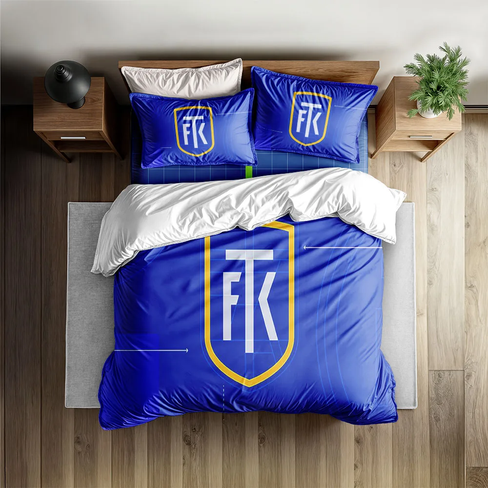 

FK Teplice CZ Duvet Cover Set King Queen Double Full Twin Single Size Bed Linen Set