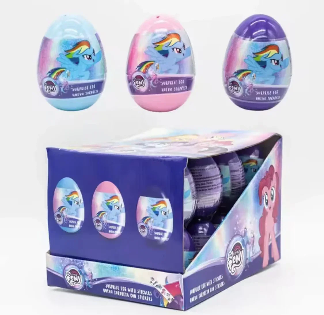 

Hasbro My Little Pony Surprise Egg Cute Pony Action Figures with Stickers Blind Box Toys Desktop Decorations Children's Gifts