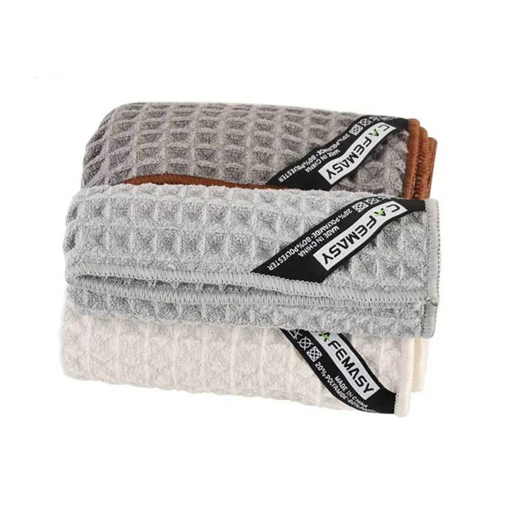 Cleaning Bar Bar Cloth Cleaning Solid Color Useful Water Absorption Accessories New Tool For Cafes High Quality