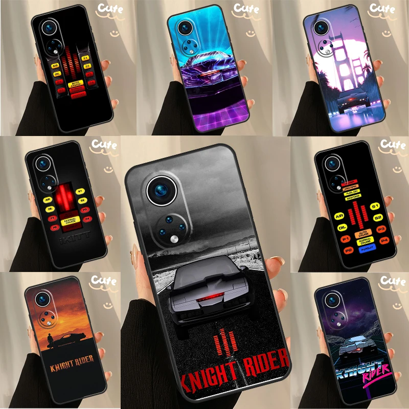 Knight Rider KITT Car Case For Huawei P30 P20 P60 P40 Lite Nova 9 5T P Smart Honor Magic 5 Pro 50 70 X8 X9a Cover