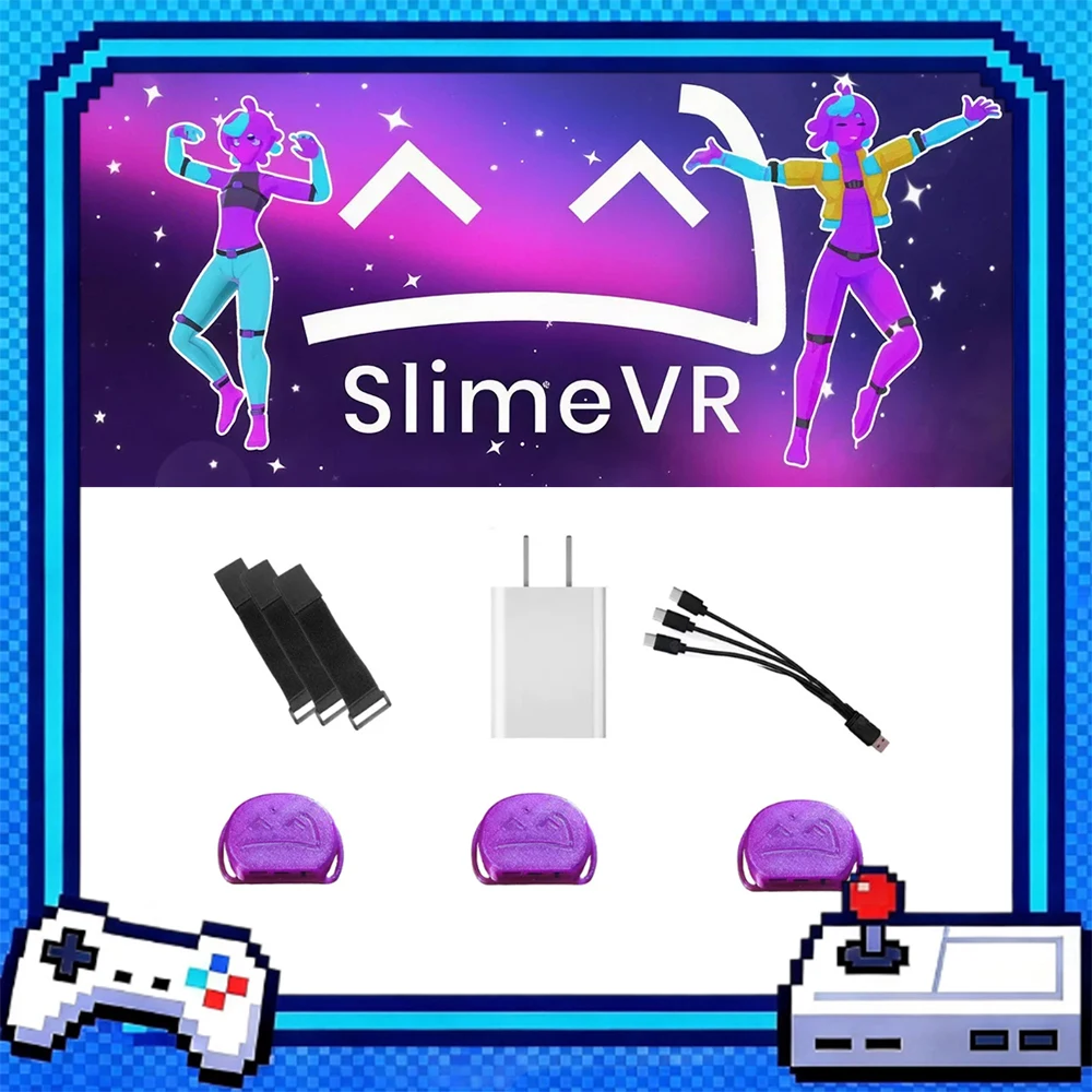 SlimeVR Tracker Full Body Tracking IMU Motion Capture Sensor for VRChat, 3/6/8/10 Points LSM6DSR/LSM6DSV Body Tracker