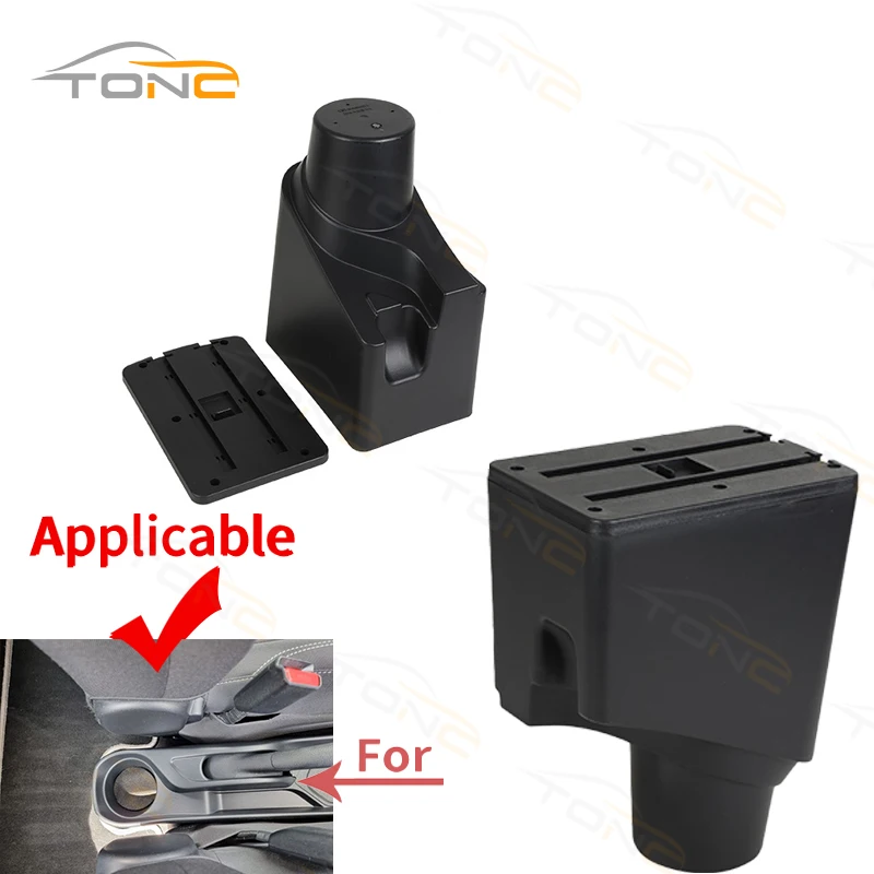 For Toyota Yaris Armrest For Toyota Yaris hybrid Car Armrest box Retrofit parts Interior details Storage box USB 2015-2021