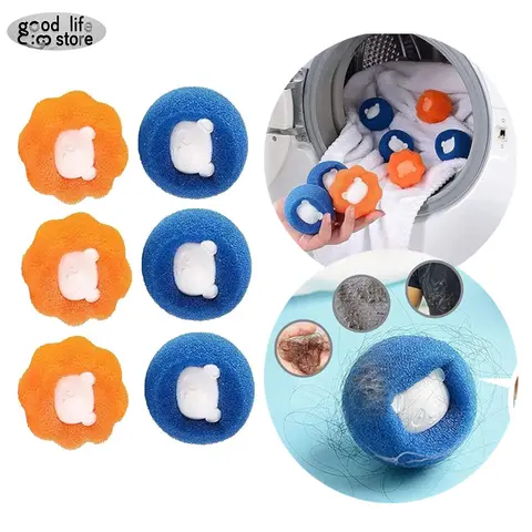 3/6PCS 세탁 공 세트 재사용 가능한 세탁기 제모 공 깨끗한 보풀 애완 동물 헤어 리무버 실용적인 의류 Homewares Best5 3/6PCS 세탁 공 세트 재사용 가능한 세탁기 제모 공 깨끗한 보풀 애완 동물 헤어 리무버 실용적인 의류 Homewares Best5