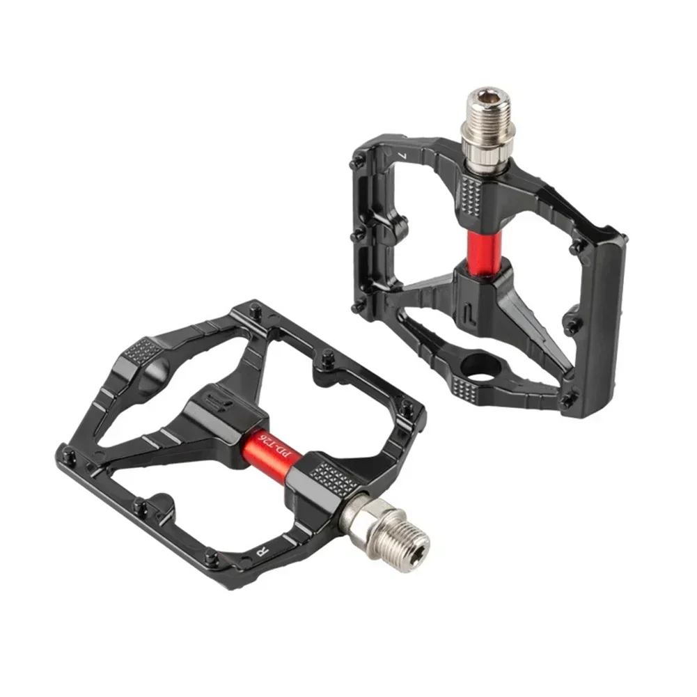 1 Pair Bicycle Flat Pedals Aluminum Alloy Anti-slip Pedal For MTB Mountain Urban Bikes Sealed Bearing Cycling Bicycle Pedals