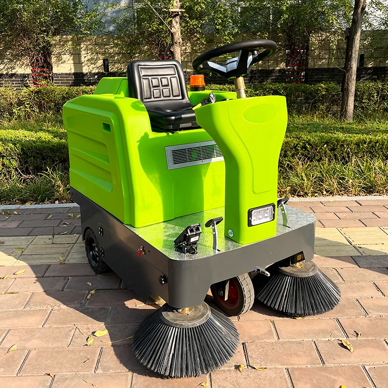 Eco-Friendly Electric Ride-On Cleaner Sweeper Garbage Cleaning Truck for Urban Road Sweeping