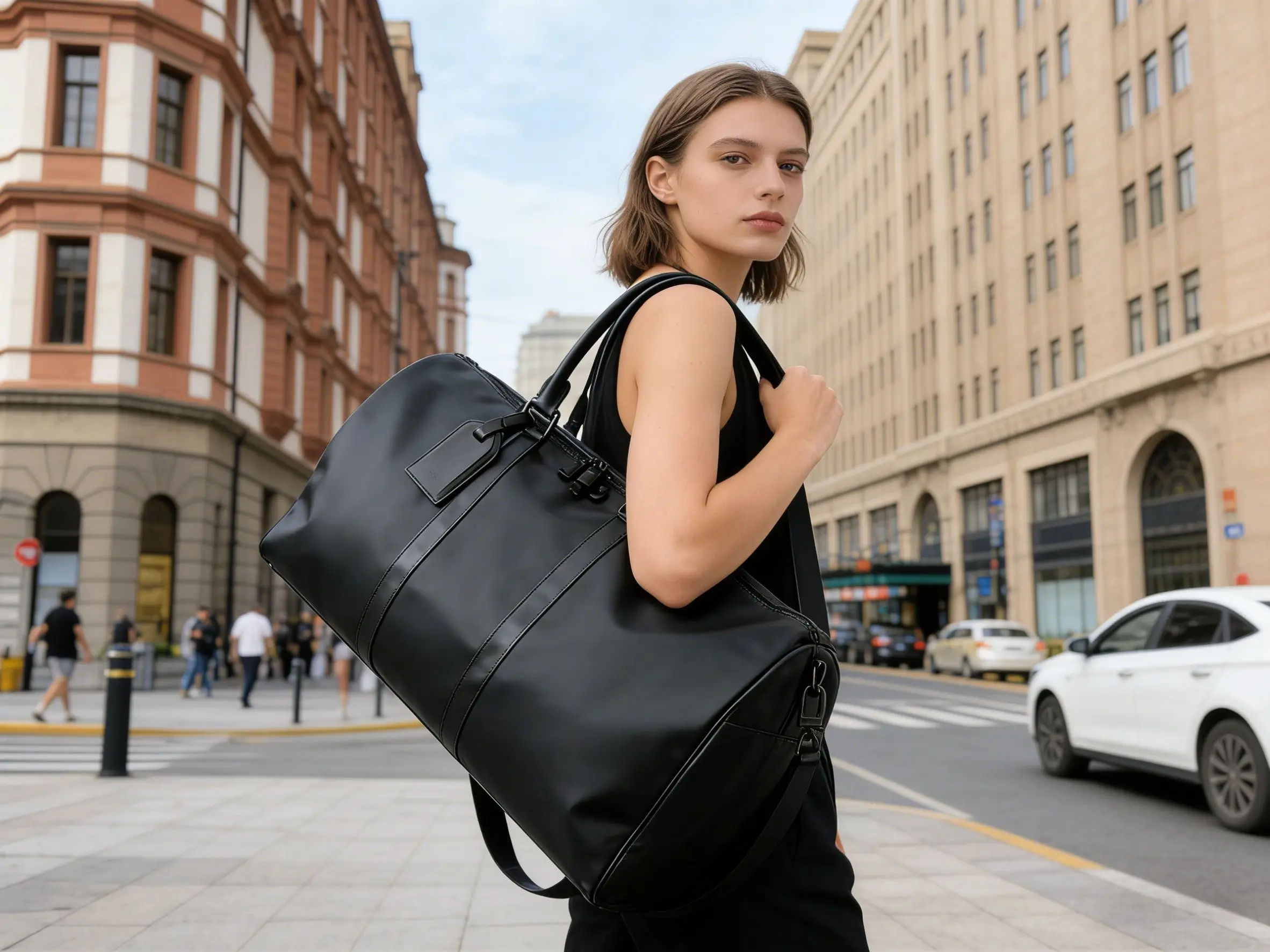 

New Business Retro Travel Bag Large Capacity Luxury Handbag Fashion Travel Bag