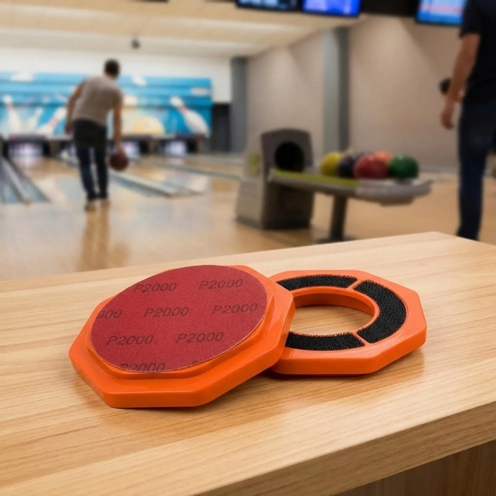 

Компактная подставка для шаров с держателем для наждачной бумаги, подставка для демонстрации шаров для боулинга, универсальный набор для обслуживания шаров для боулинга