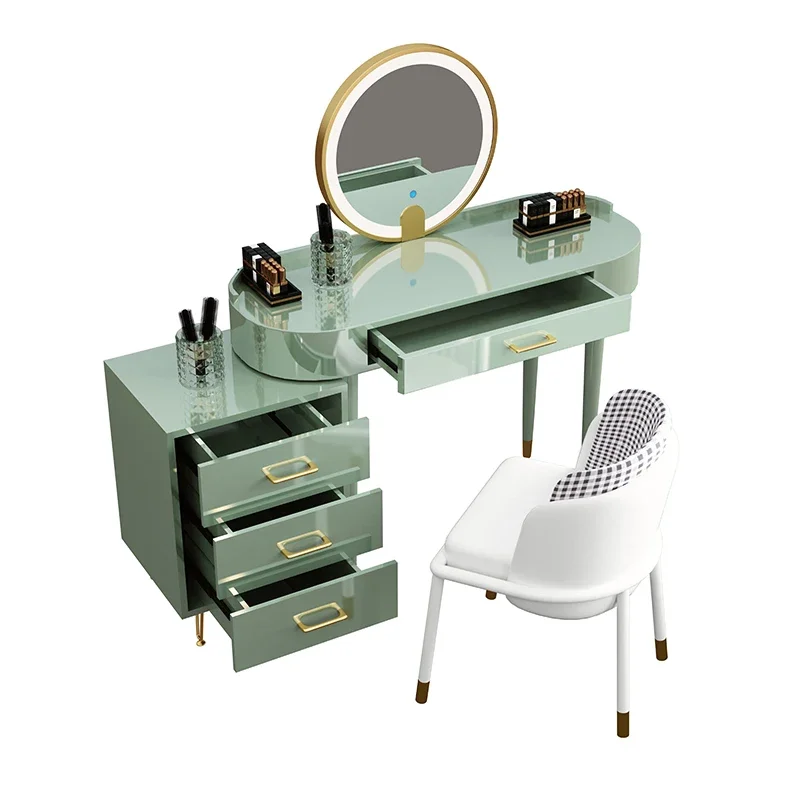 Toiletries Dresser Bedroom Drawers Makeup Vanity Full Dressing Table Desk Led Mirror Storage Cabinet Vintage Dressers Large Home