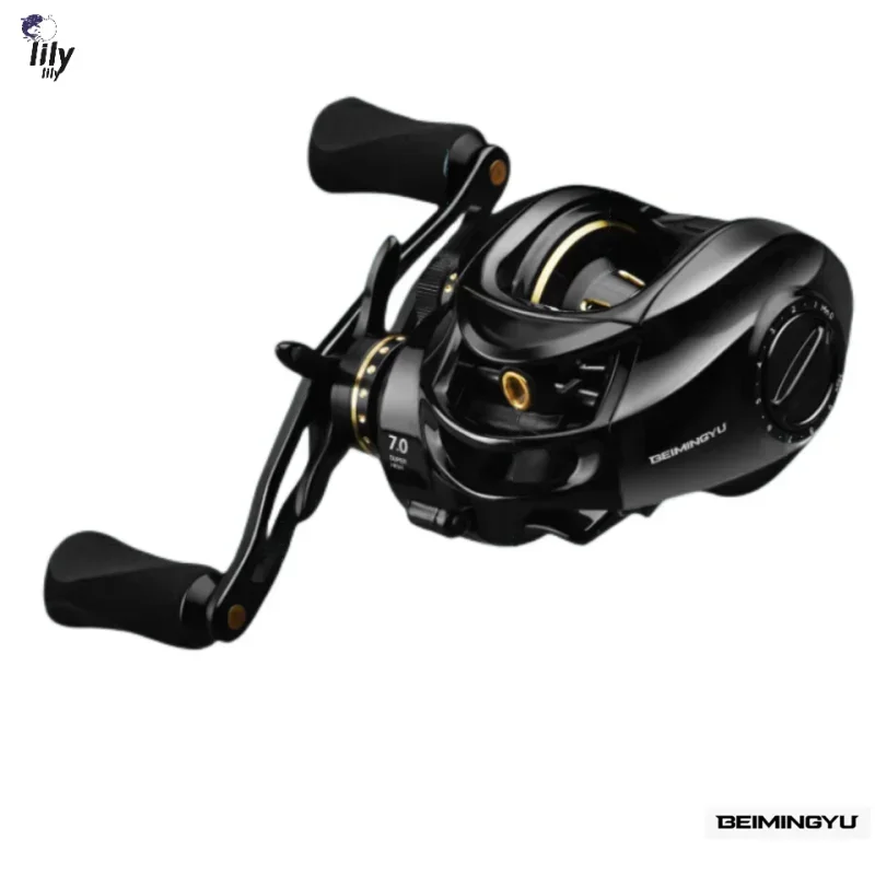 Lily New Ultralight Baitcasting Reel High Speed 7.0:1 Gear Ratio 5 + 1BB Weight 215g Carp Ocean River Fishing