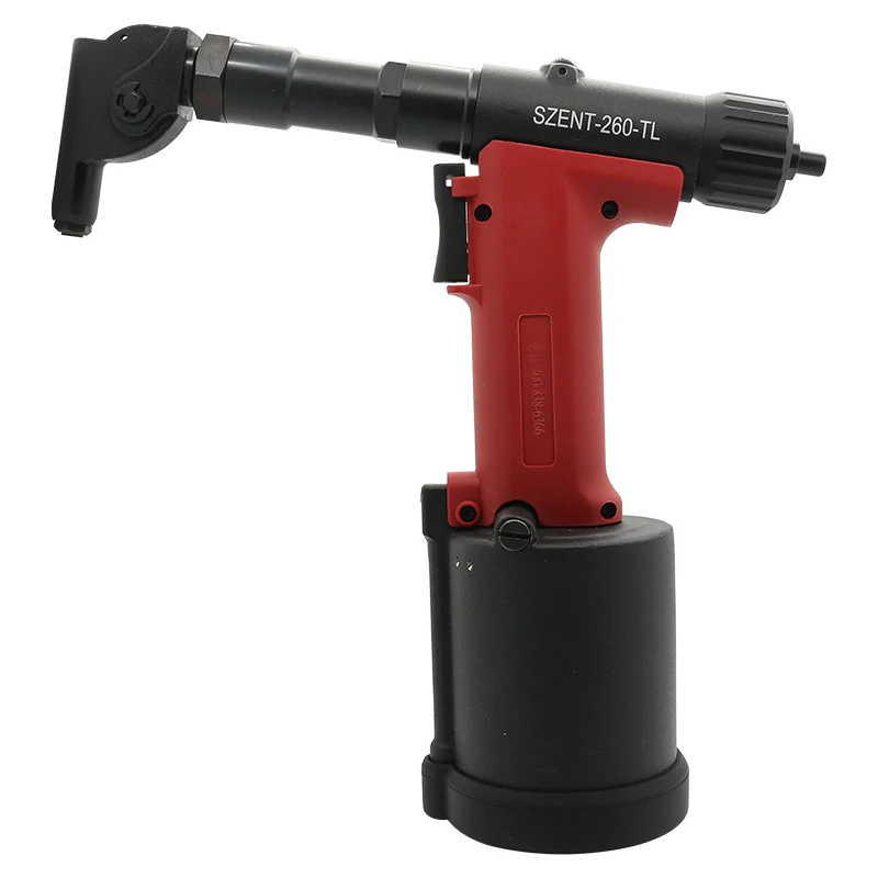 90 Degree Elbow Pneumatic Rivet Gun Portable Right Angle Rivet Gun Nailing Gun Air Pull Setter 2.4mm To 4.0mm Rivets