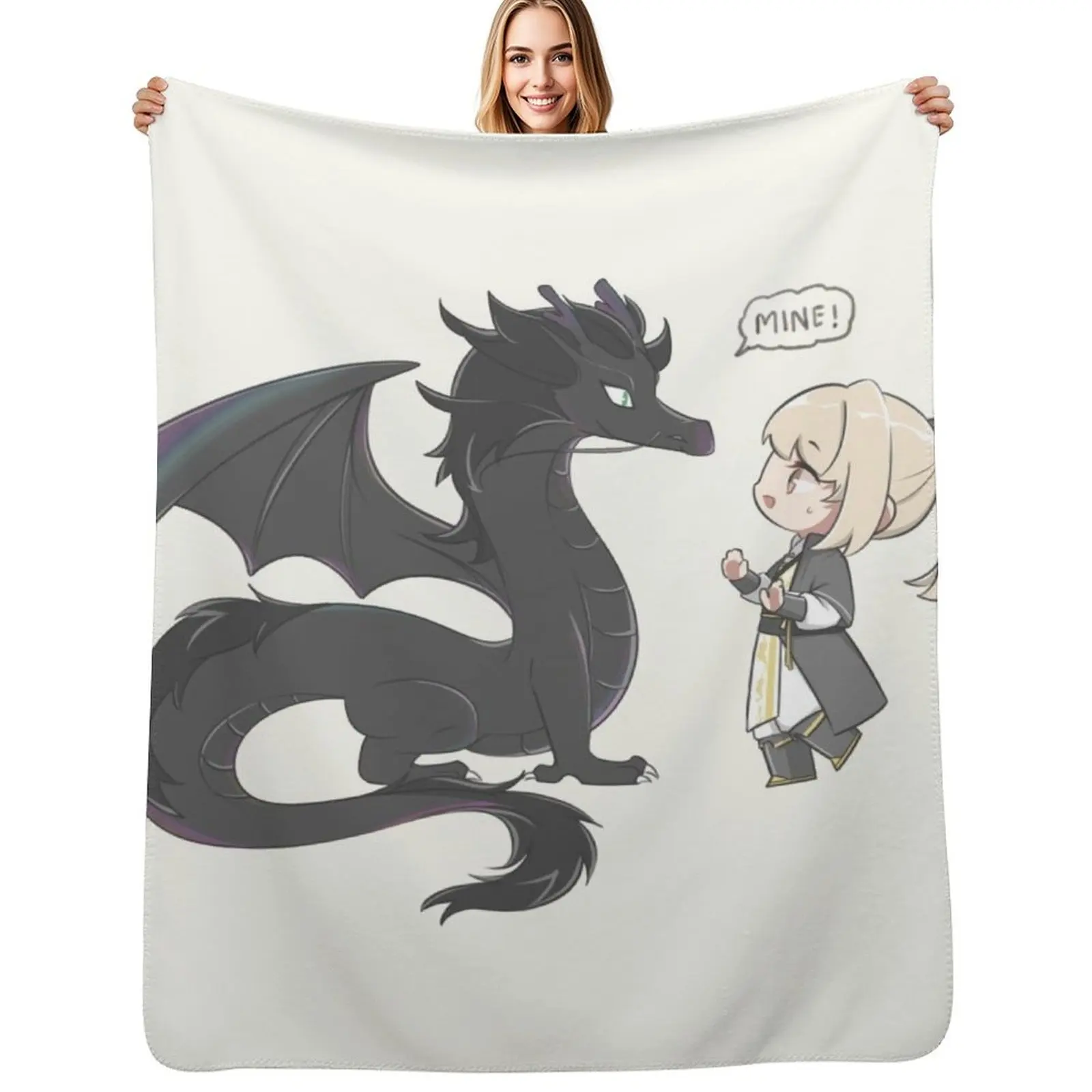 

Laahn and Rago Chibis Throw Blanket Travel Cute Plaid Decoratives Thins Blankets