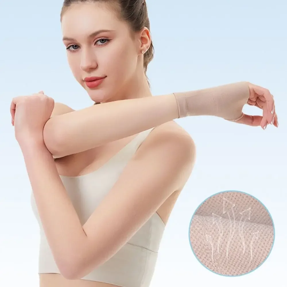 Polyurethane Fibre Wrist Protector Bands Elastic Breathable Wrist Brace Sweat-absorbing Anti Sprain