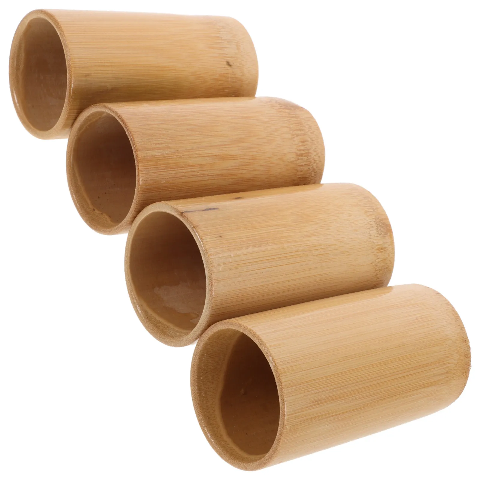 

Набор из 4 бамбуковых банок для китайского традиционного массажа, огненные банки для массажа, инструмент для терапии мышц тела, многоразовые