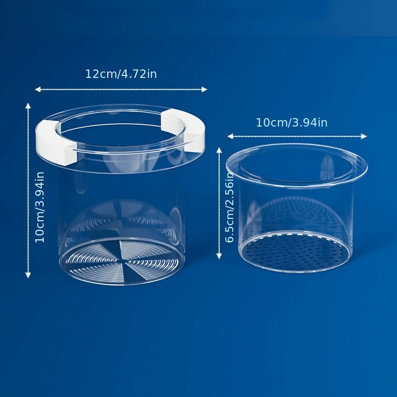 Floating Fish Breeding Isolation Box Aquarium Breeder Feeder Fish Tank Hatchery Incubator Fish Tank Transparent Incubator Box