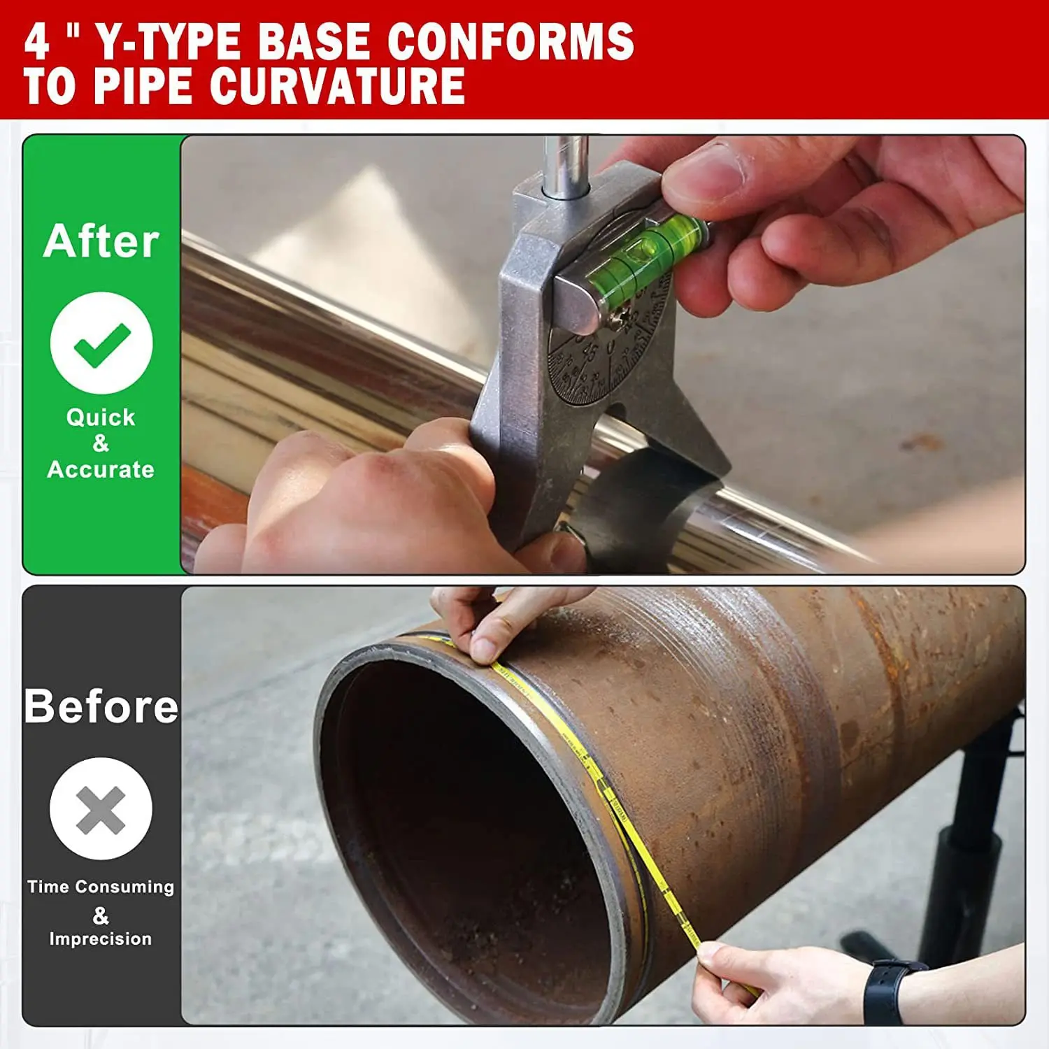 Safety Pipe Center Finder, Pipe Center Finder