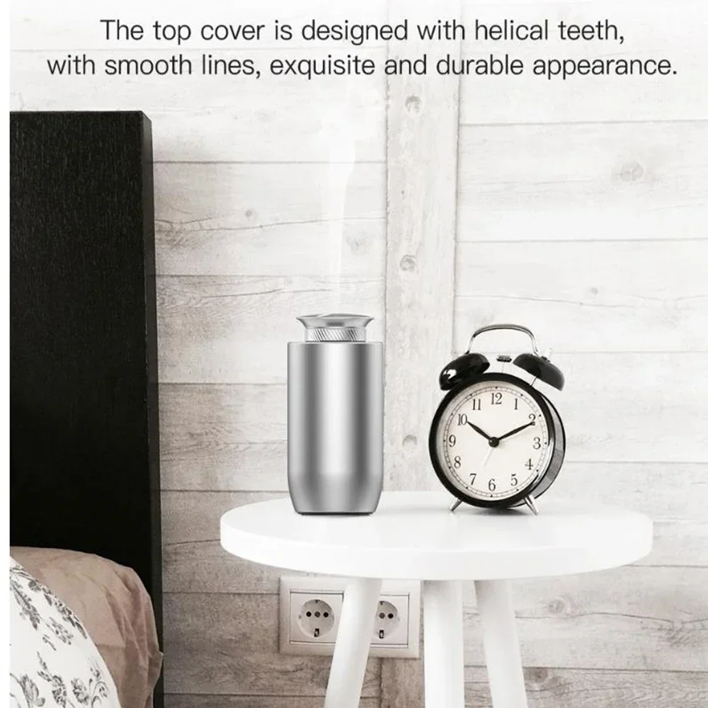 Waterless Diffuser Aroma USB Aluminum Scent Nebulizer Car Diffuser Aromatherapy Essential Oils Diffuser Without Water for Home