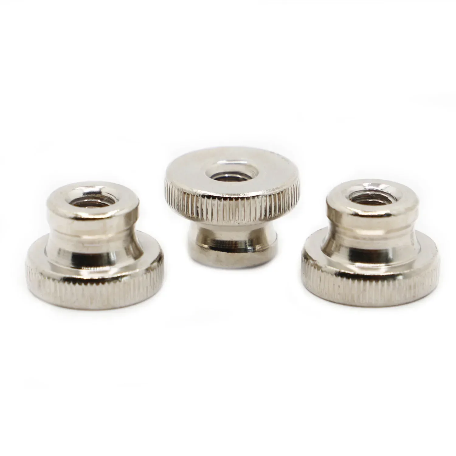 

Nickel Plated Hand Nut Gb806 High Knurled Thumb Through Hole Blind Hole Nut Advertising Decorative Nail M3-4 M5-6 M8-10