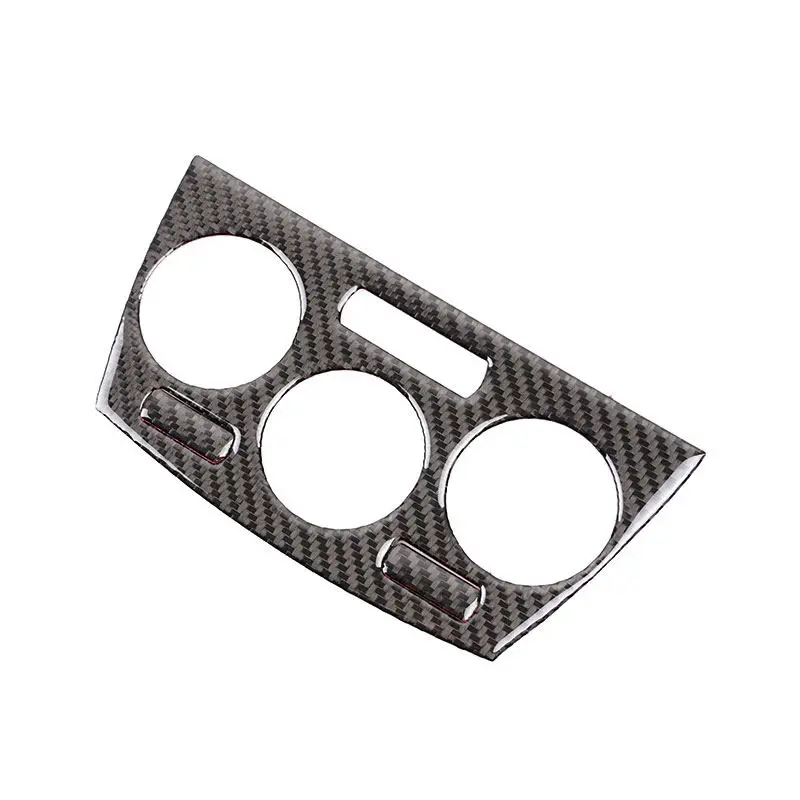 For Subaru Impreza 2009 2010 2011 3pcs Carbon Fiber/Piano Black Car Styling Interior Accessories Air Conditioning Panel Trim