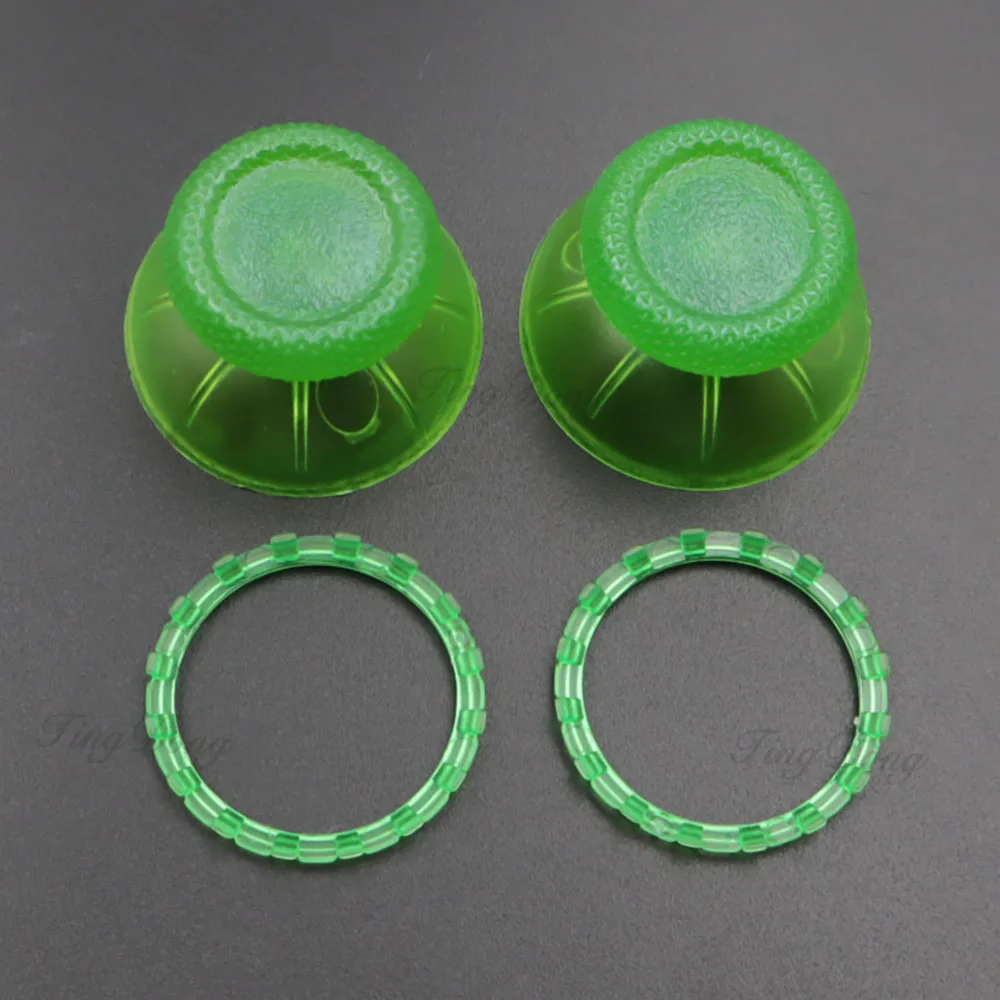 1/2/3Set 3D Joystick Thumbstick Caps & Accent Rings For PS5 DualSense Controller Mushroom Cap Replacement Decor Accessories view 6
