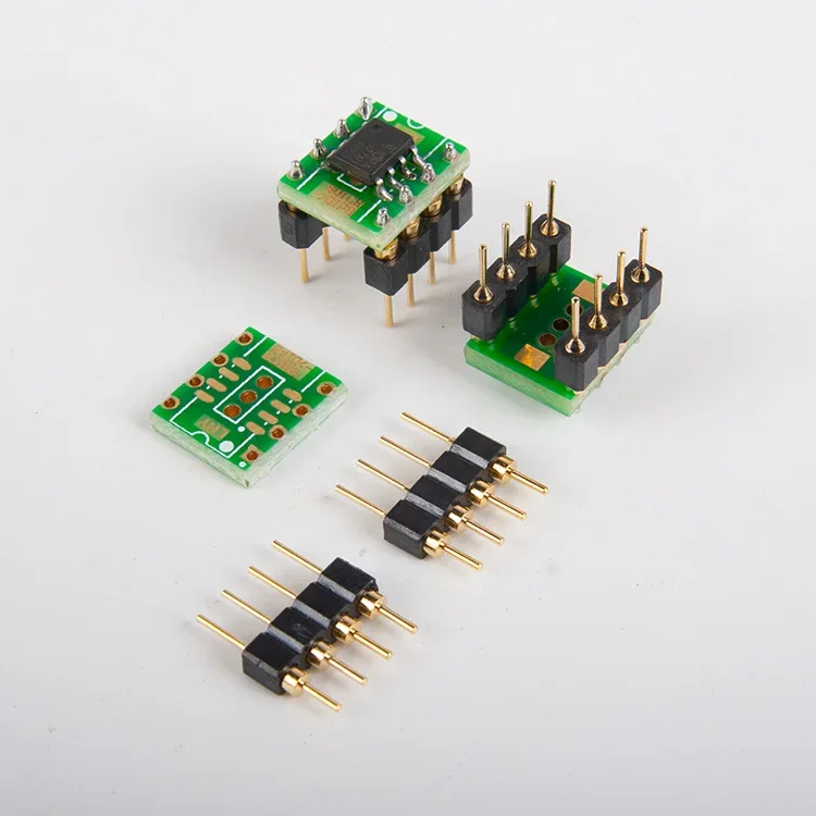 

5set/20sets Hi-End SMD SOIC8 to DIP8 Conversion Board Adapter Gold-plated Pin For Op Amp ICs