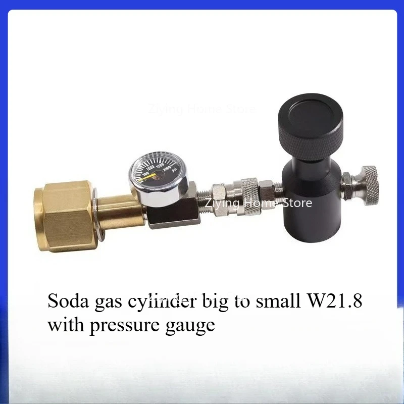 

Газовый баллон от большого до малого W21.8 с манометром 2000 фунтов на квадратный дюйм, быстроразъемный воздушный клапан