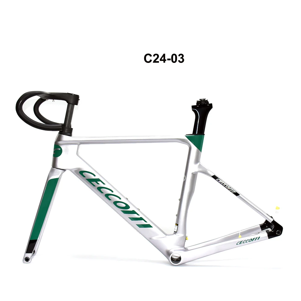 

Carbon Frame Full Hidden Cable Frame Disc Brake T1000 Carbon Road Bicycle Frame With Handlebar For Race Cycling Match