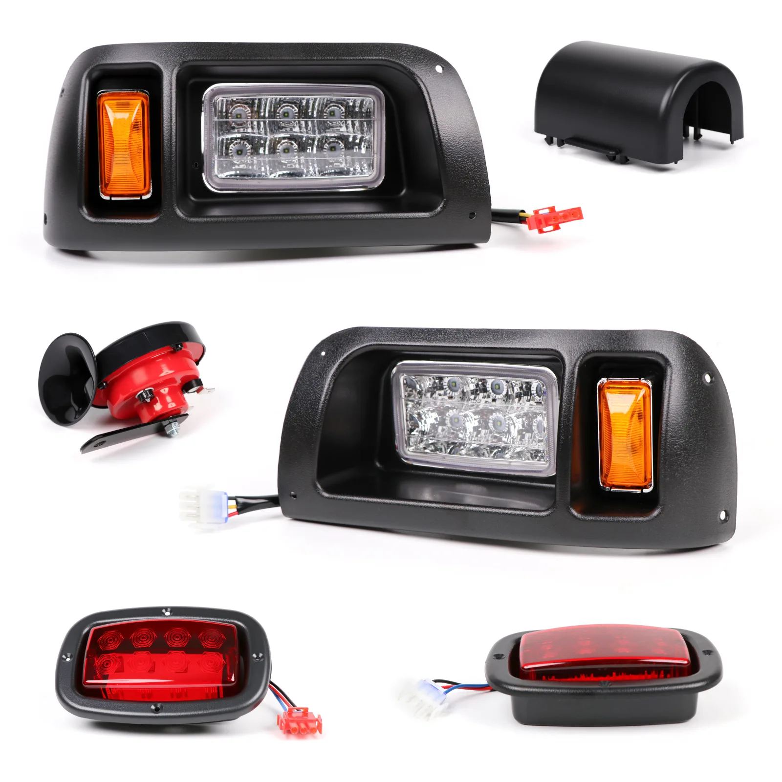 Golf Cart LED Lighting Kit Club Car DS Headlight Assembly 1993-Up