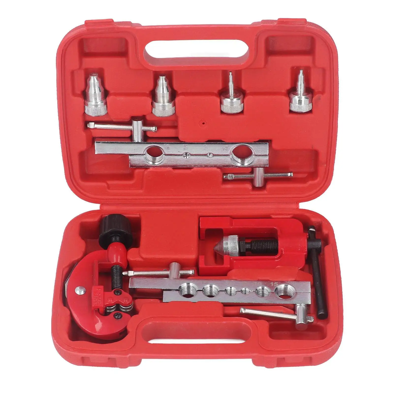 

Высокопрочный набор инструментов для резки труб и развальцовки, портативный, простой в использовании, для ремонта холодильника, ширина от 3 до 19 мм.