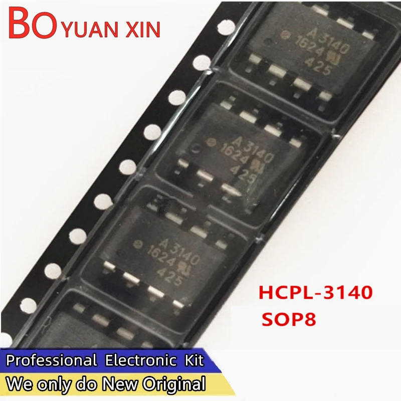 

10PCS HCPL-3120 HCPL3120 A3120 HCPL-3140 HCPL3140 A3140 HCPL-3150 HCPL3150 A3150 HCPL-3180 A3180 SOP8 IGBT drive optocoupler