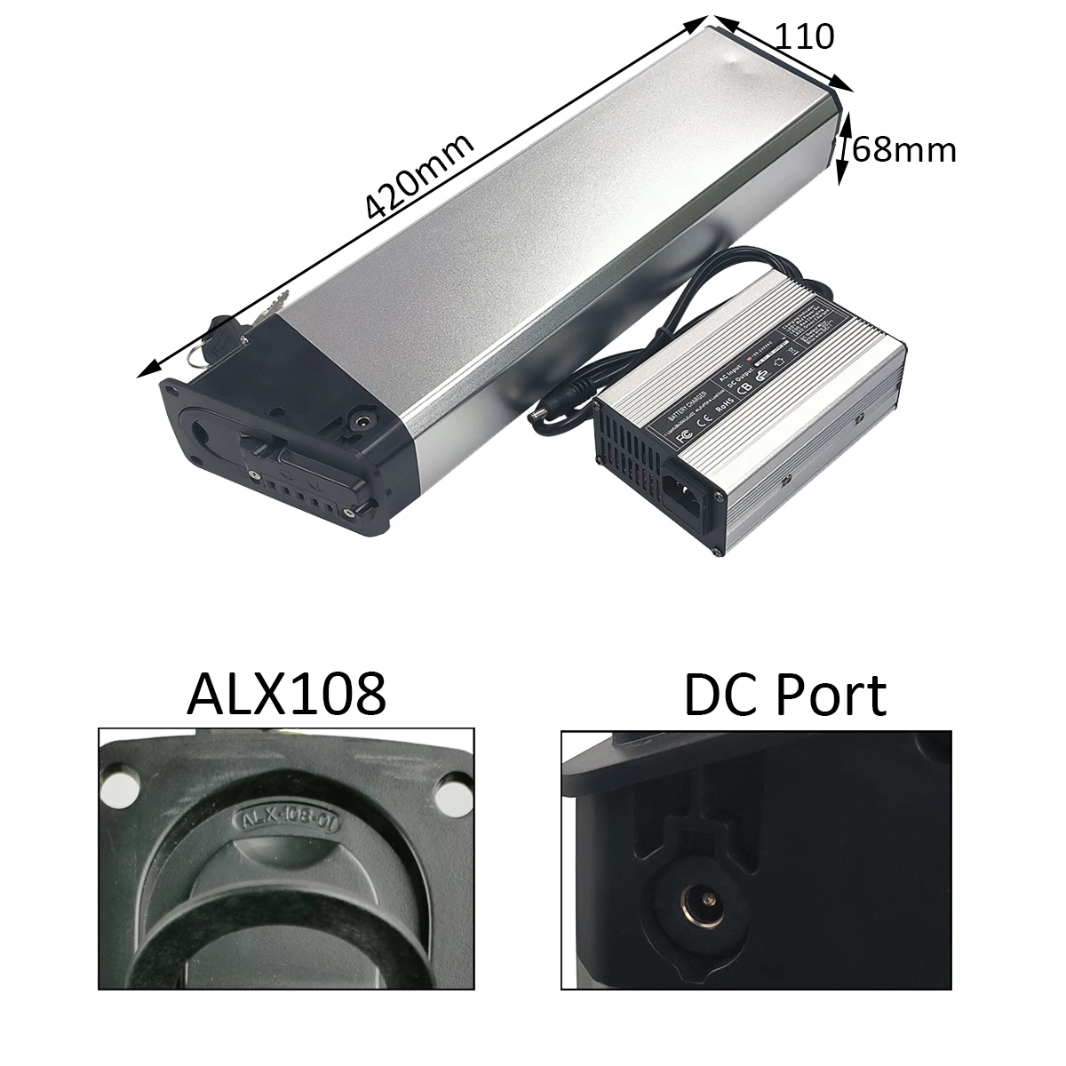 FZZ ALX108 Fodable 21700 48V 20Ah for G-FORCE NEW T42 T5 Vakole C020 MAX Battery Replacement