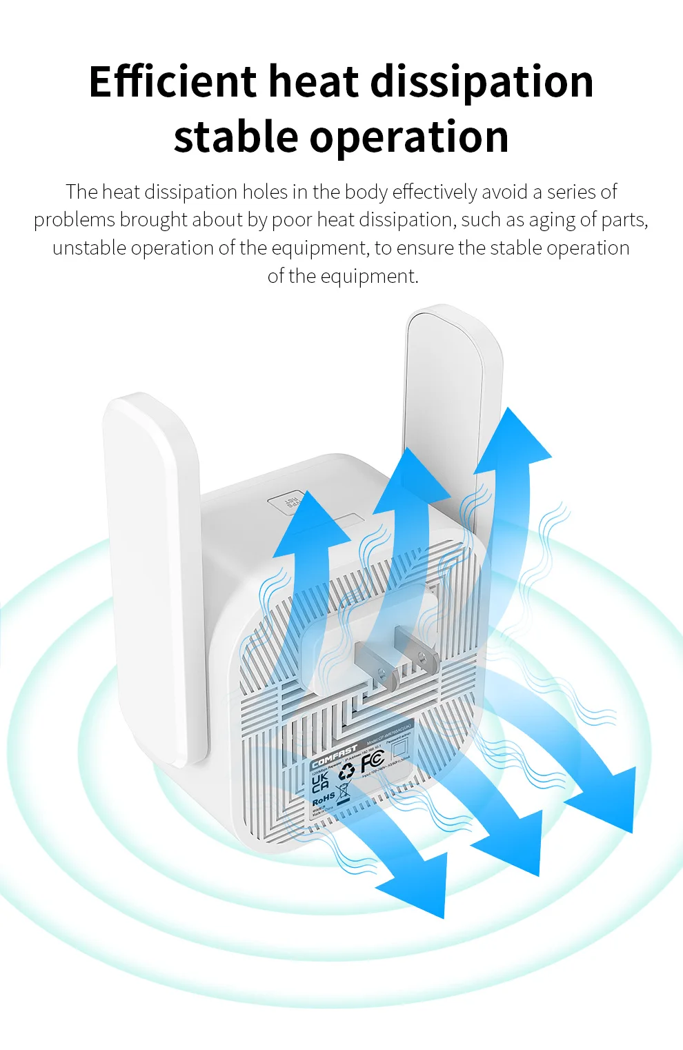 Wifi Extender 1200mbps 2.4G/5GHz Wireless Repetidor WPS Signal Amplificador 11ac Gigabit Wi-Fi Range Extender Amplifier For Home