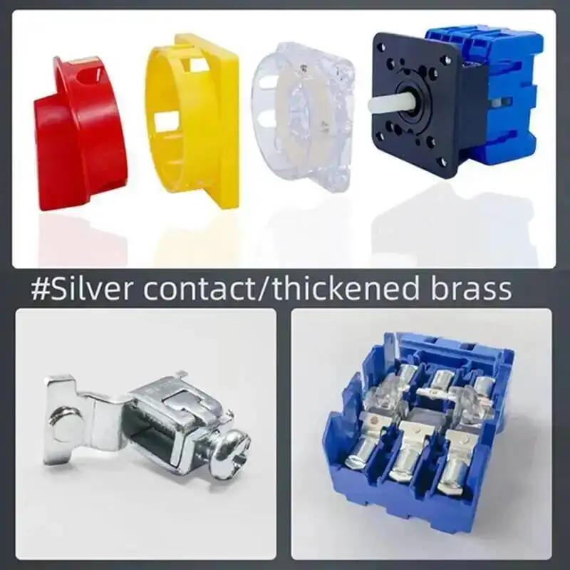 LW30 3P 690V 25/32/40/63/80/100A Isolator Switch Padlock Disconnect Selector With ON-OFF Panel Power Control