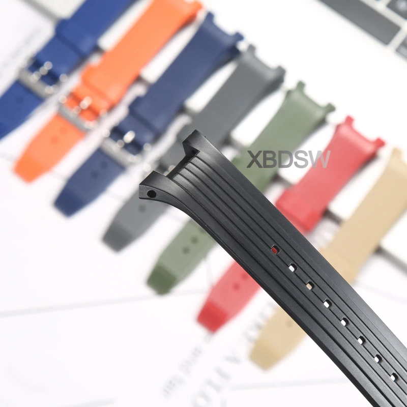 Rubber Strap Suitable for Casio EQS-800CPD Men's Waterproof Replacemnet Band Watch Accessories