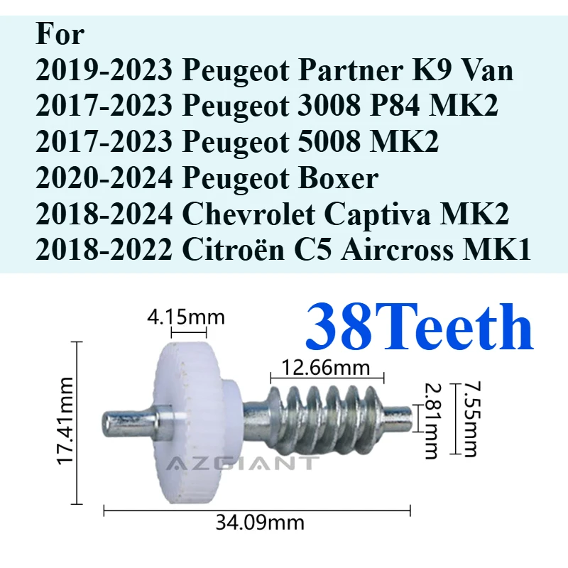 

Для Peugeot Partner K9 Van 3008 P84 5008 Boxer Chevrolet Captiva Citroën C5 Aircross Автомобильное боковое зеркало заднего вида Складной мотор-шестерня