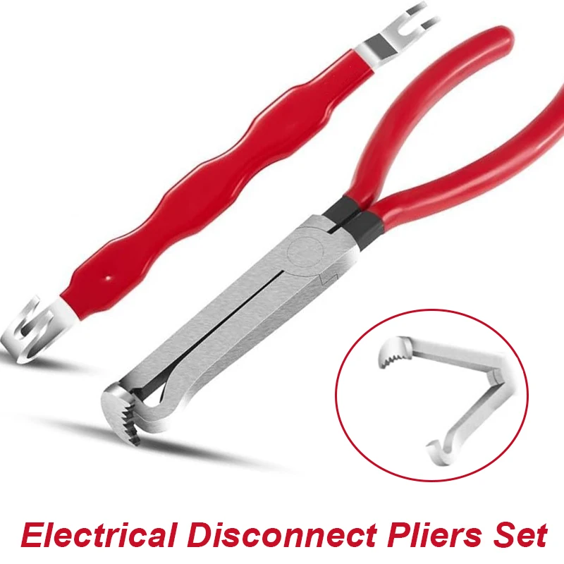 

2PCS Electrical Disconnect Pliers Set Car Fuel Line Removal Plier Electrical Connector Separator Car Repair Tools