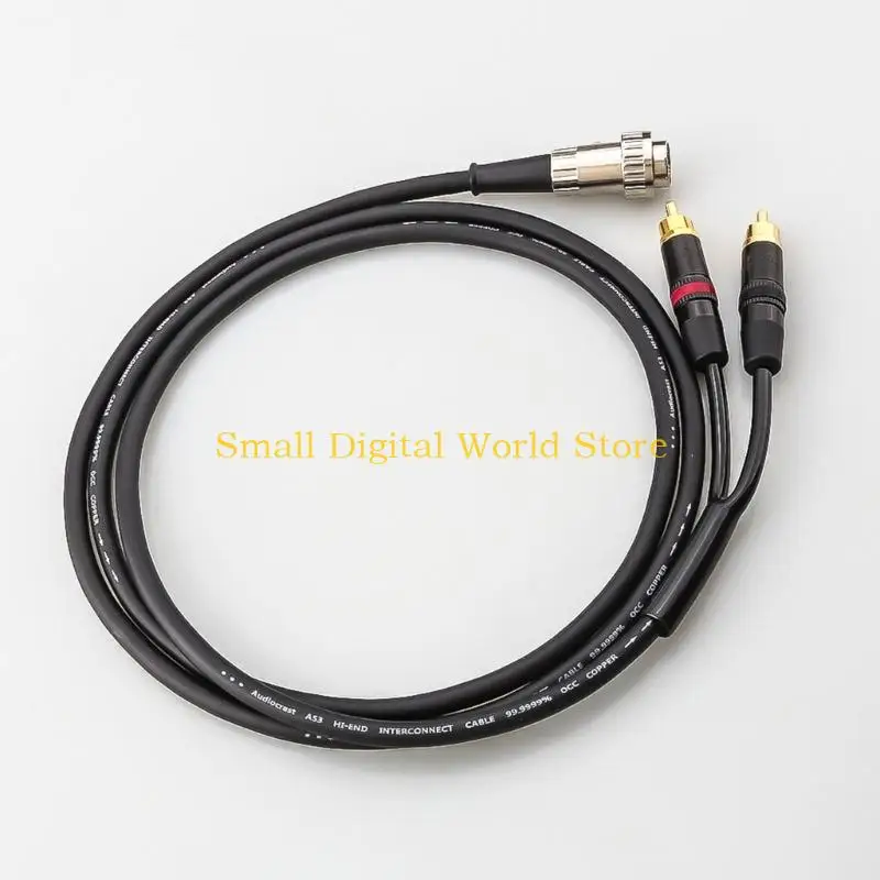 77UB Reliable DIN Male to 2RCA Female Auditory Cable in Multiple Length Option